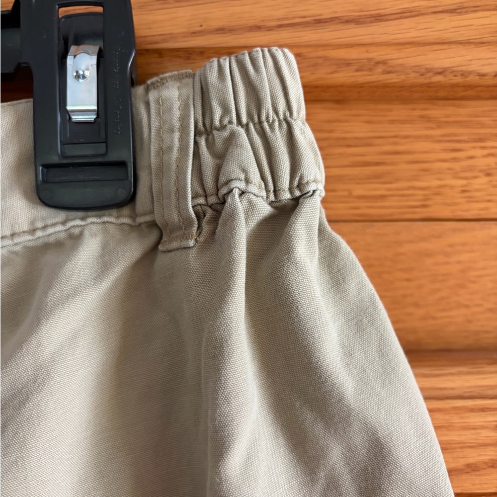 Woolrich women’s Light Tan Cargo Shorts size 12 100% cotton - Picture 5 of 7